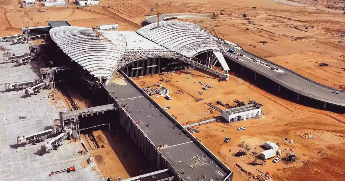 Construction of Saudi Arabias Jizan International Airport 80% complete Construction of Saudi Arabias Jizan International Airport 80% complete