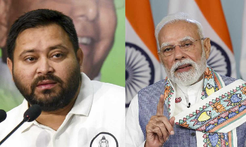 സ്ത്രീകൾക്ക് 10,000 രൂപ നൽകുന്ന പദ്ധതി തെരഞ്ഞെടുപ്പ് തന്ത്രം, ബിഹാറിലെ ജനങ്ങളെ വിഡ്ഢികളാക്കരുത്: തേജസ്വി യാദവ് സ്ത്രീകൾക്ക് 10,000 രൂപ നൽകുന്ന പദ്ധതി തെരഞ്ഞെടുപ്പ് തന്ത്രം, ബിഹാറിലെ ജനങ്ങളെ വിഡ്ഢികളാക്കരുത്: തേജസ്വി യാദവ്