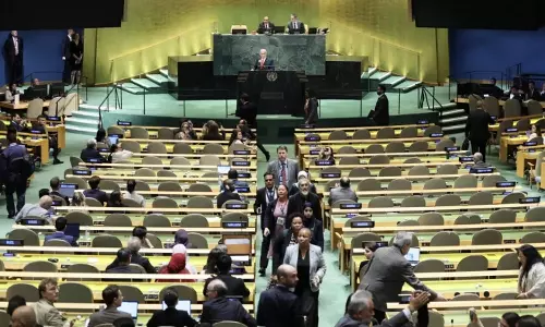 ലോകത്തിലെ ഏറ്റവും വെറുക്കപ്പെട്ട ഭരണകൂടം; നെതന്യാഹുവിനെതിരായ യുഎൻ വാക്കൗട്ടിന്റെ ചിത്രം പങ്കുവെച്ച് ആയത്തുല്ല അലി ഖാംനഇ ലോകത്തിലെ ഏറ്റവും വെറുക്കപ്പെട്ട ഭരണകൂടം; നെതന്യാഹുവിനെതിരായ യുഎൻ വാക്കൗട്ടിന്റെ ചിത്രം പങ്കുവെച്ച് ആയത്തുല്ല അലി ഖാംനഇ