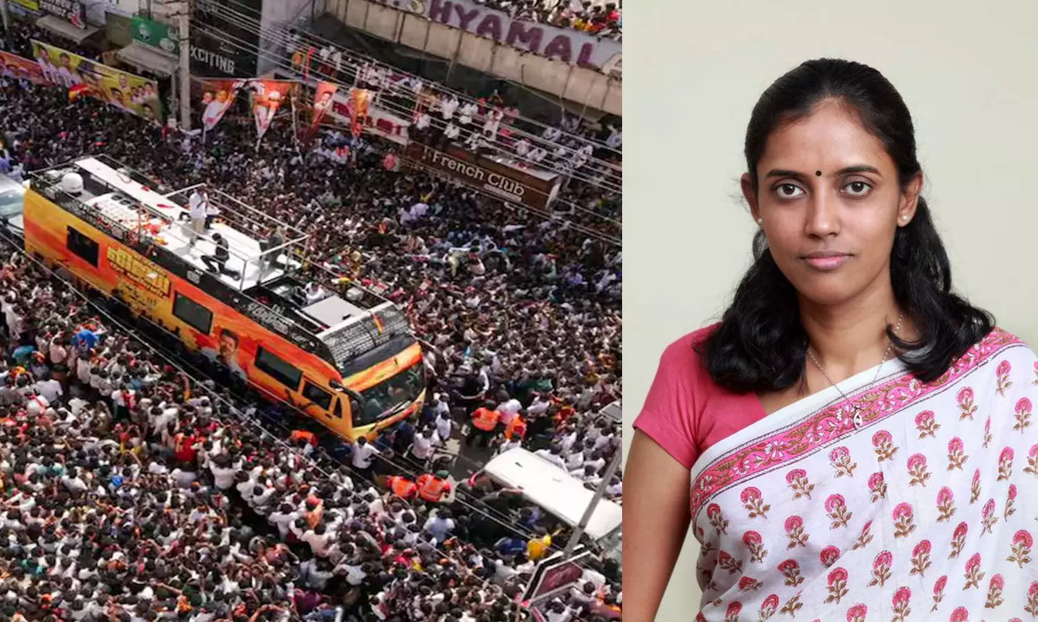 ജനത്തിരക്ക് കാരണം കരൂരിൽ ശനിയാഴ്ച പരിപാടികൾ സംഘടിപ്പിക്കാറില്ല; കരൂർ എംപി ജ്യോതിമണി