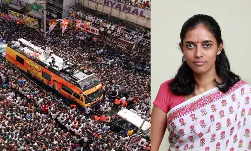 ജനത്തിരക്ക് കാരണം കരൂരിൽ ശനിയാഴ്ച പരിപാടികൾ സംഘടിപ്പിക്കാറില്ല; കരൂർ എംപി ജ്യോതിമണി