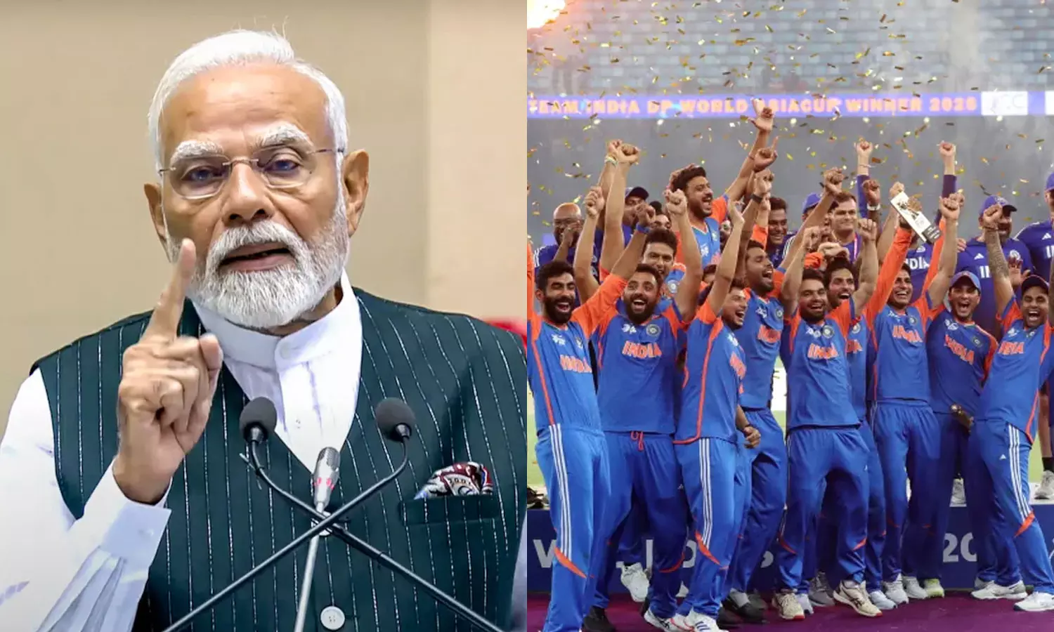 Operation Sindoor On Field Says PM Modi After India Beat Pak In Asia Cup Final Operation Sindoor On Field Says PM Modi After India Beat Pak In Asia Cup Final