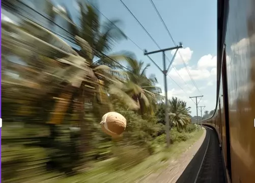 ട്രെയിനിൽ നിന്നും പുറത്തേക്കെറിഞ്ഞ തേങ്ങ വീണ് യുവാവിന് ദാരുണാന്ത്യം