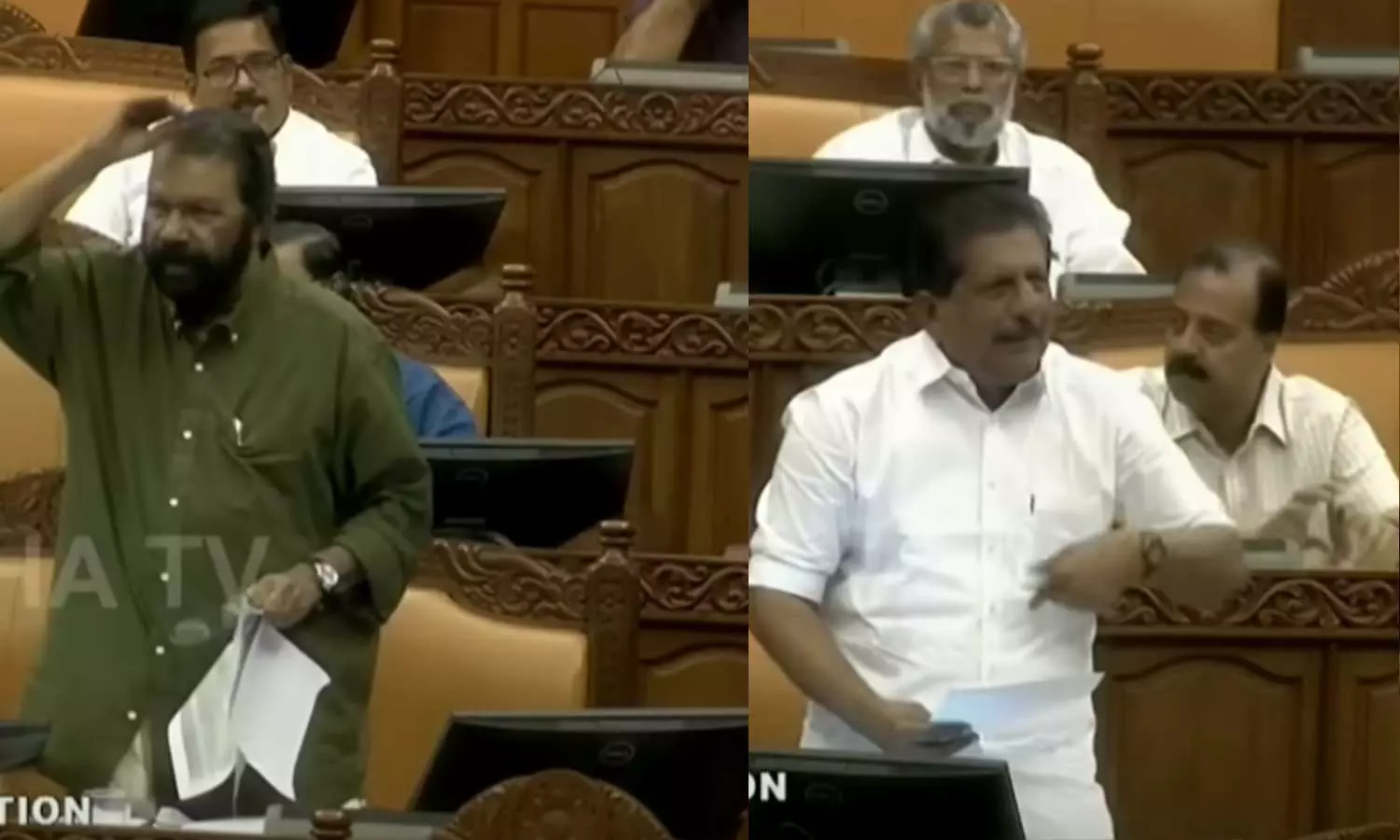 തിരുമേനിമാരുമായി ഞാനും നല്ല ബന്ധത്തിലാണ് സർ;  നിയമസഭയില്‍ വി.ശിവൻകുട്ടിയും മോൻസ് ജോസഫും തമ്മിൽ തർക്കം