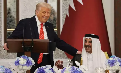 ഗസ്സയിലെ സമാധാന ശ്രമങ്ങളിൽ ഖത്തർ അമീറിനെ പ്രശംസിച്ച് ട്രംപ്