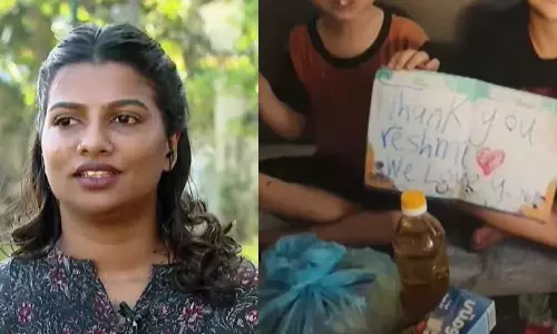 ഒരുതുള്ളി വെള്ളം ചോദിച്ചപ്പോൾ ഒരു പുഴ തന്നെ എത്തിക്കാന് സാധിച്ചു; ഗസ്സക്ക് കുടിനീരെത്തിച്ച് മലയാളിയായ ശ്രീരശ്മി ഒരുതുള്ളി വെള്ളം ചോദിച്ചപ്പോൾ ഒരു പുഴ തന്നെ എത്തിക്കാന് സാധിച്ചു; ഗസ്സക്ക് കുടിനീരെത്തിച്ച് മലയാളിയായ ശ്രീരശ്മി