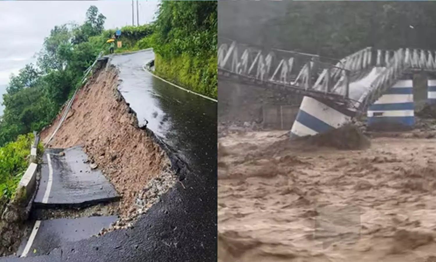 ബാലസോൺ നദിയിലെ ഇരുമ്പുപാലം തകർന്ന് ആറു മരണം; ഡാർജിലിംഗിൽ കനത്ത മഴയില്‍ മരണം 17ആയി