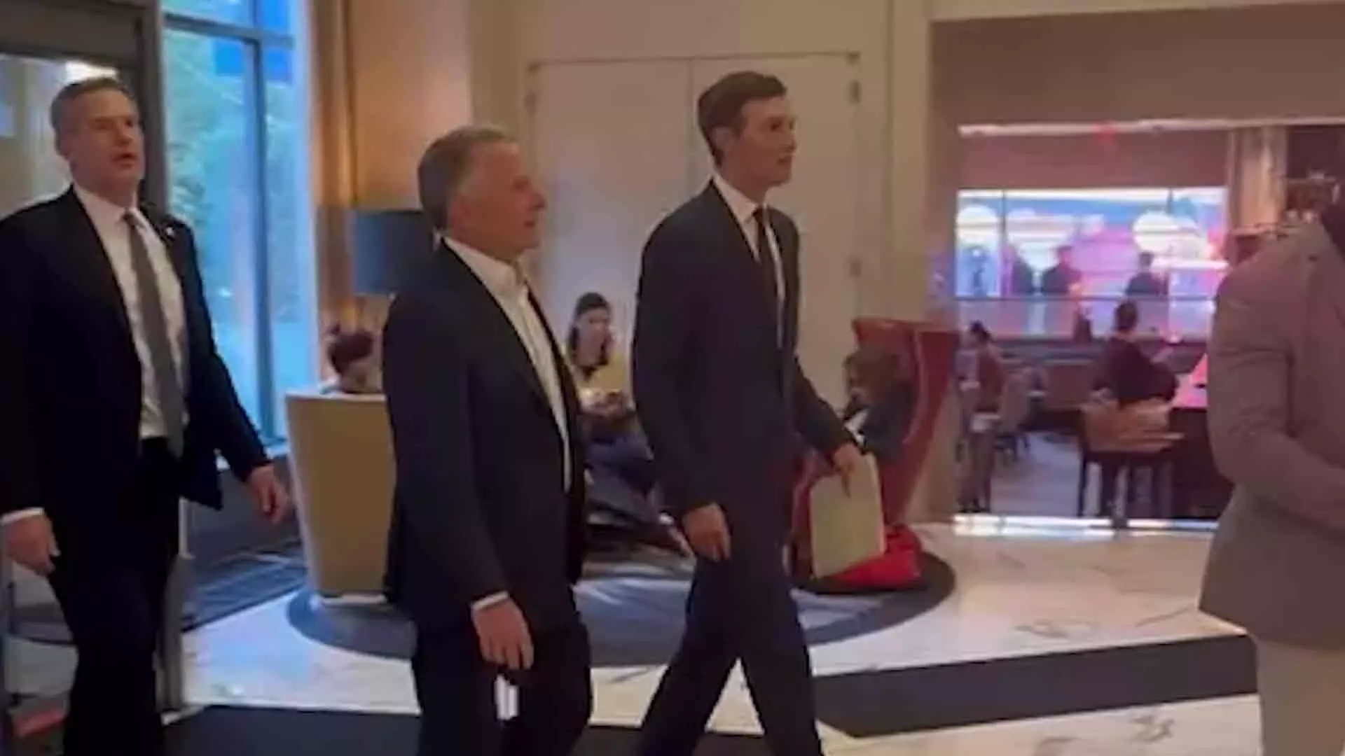 ജാരേദ് കുഷ്നർ, സ്റ്റീവ് വിറ്റ്കോഫ് | Photo | Axios