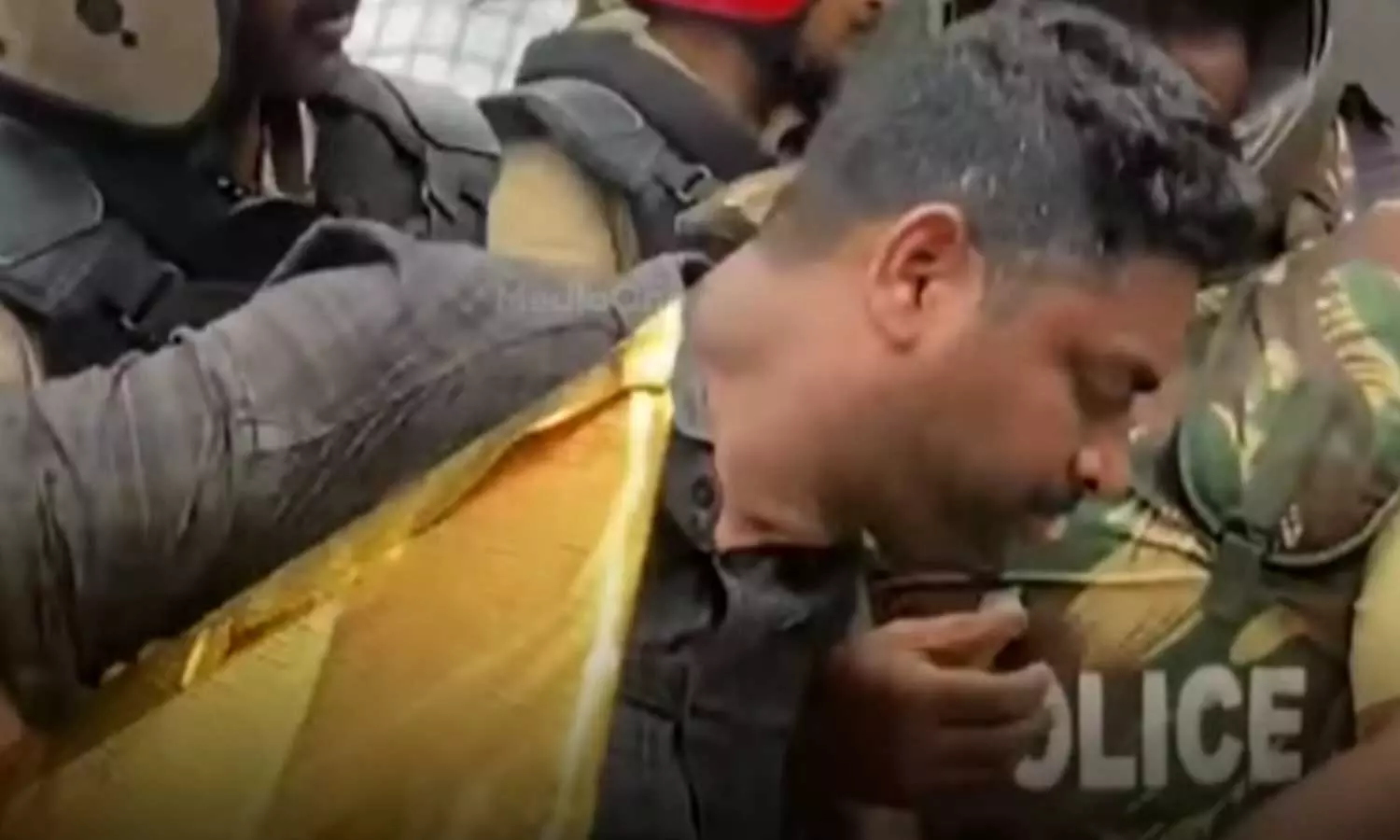 സ്വർണപ്പാളി വിവാദം; യൂത്ത് കോൺഗ്രസ് മാർച്ചിൽ സംഘർഷം