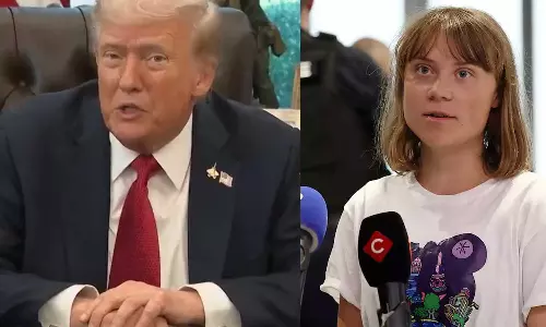 തുംബർ​ഗ് ഒരു വട്ട് കേസ്; എത്രയും വേ​ഗം ഡോക്ടറെ കാണിക്കണം;  പരിഹാസവുമായി ട്രംപ്