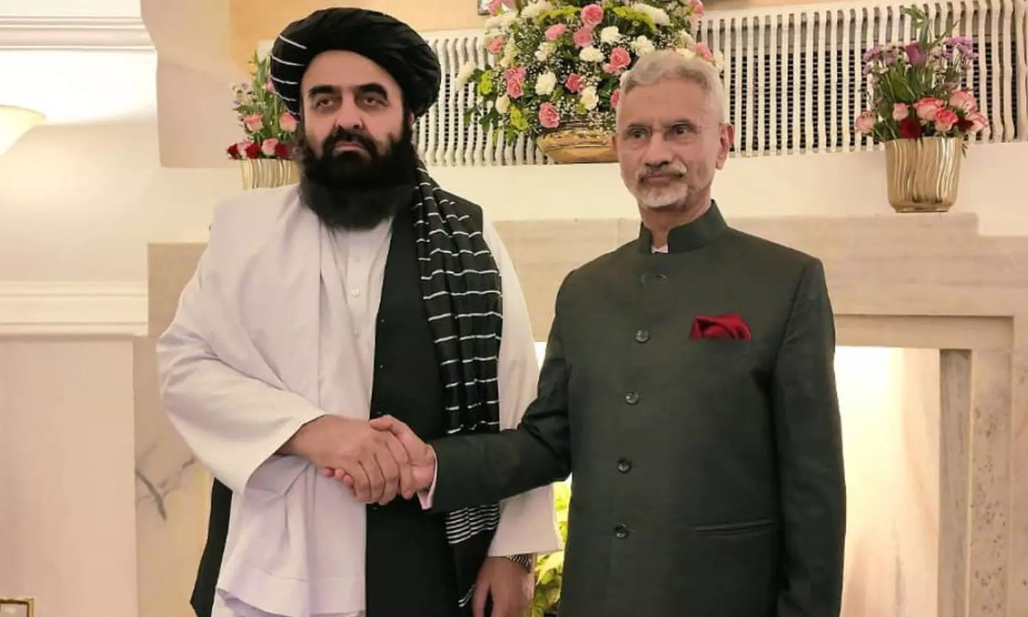Afghanistan looks at India as a close friend Says Taliban Foriegn Minister who Met S Jayasankar Afghanistan looks at India as a close friend Says Taliban Foriegn Minister who Met S Jayasankar