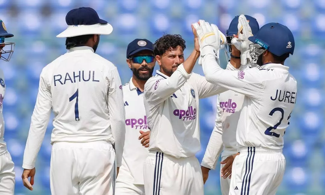 ഡൽഹി ടെസ്റ്റിൽ വിൻഡീസിനെതിരെ ഇന്ത്യ ജയത്തിലേക്ക്; അഞ്ചാംദിനം വേണ്ടത് 58 റൺസ് മാത്രം ഡൽഹി ടെസ്റ്റിൽ വിൻഡീസിനെതിരെ ഇന്ത്യ ജയത്തിലേക്ക്; അഞ്ചാംദിനം വേണ്ടത് 58 റൺസ് മാത്രം