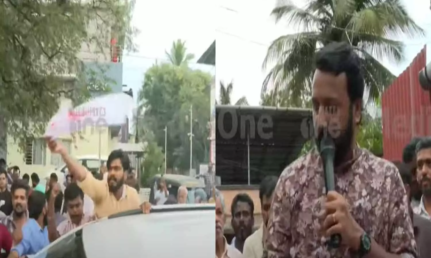 രാഹുൽ മാങ്കൂട്ടത്തിലിനെ തടഞ്ഞ് ഡിവൈഎഫ്ഐ ; മറ്റന്നാളത്തെ ഉദ്ഘാടനത്തിന് ക്ഷണിച്ച് രാഹുൽ മാങ്കൂട്ടത്തിൽ