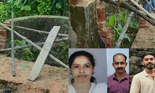 അർച്ചനയെ എടുത്ത് മുകളിലേക്ക് വരുമ്പോഴാണ് കിണറിടിഞ്ഞ് ഫയർഫോഴ്സ് ഉദ്യോഗസ്ഥന്റെ തലയിലേക്ക് വീണത്; അയല്വാസികള് അർച്ചനയെ എടുത്ത് മുകളിലേക്ക് വരുമ്പോഴാണ് കിണറിടിഞ്ഞ് ഫയർഫോഴ്സ് ഉദ്യോഗസ്ഥന്റെ തലയിലേക്ക് വീണത്; അയല്വാസികള്