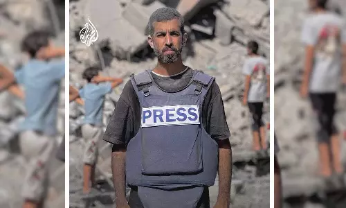 ഇസ്രായേൽ പിന്തുണയുള്ള സായുധ സംഘം വധിച്ച മാധ്യമ പ്രവർത്തകൻ സാലിഹ് അൽ ജഫറാവിയുടെ അന്ത്യമൊഴി