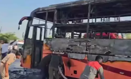 രാജസ്ഥാനിൽ ബസിന് തീപിടിച്ച് 20 മരണം