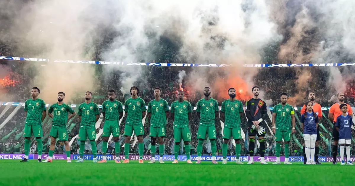 Saudi Arabia has qualified for the World Cup for the seventh time. Saudi Arabia has qualified for the World Cup for the seventh time.