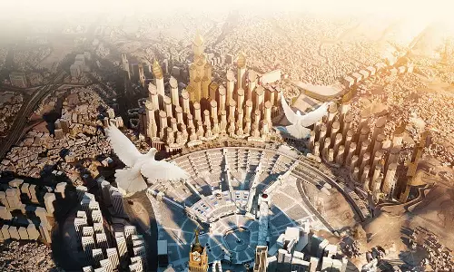 മക്ക വികസനത്തിൽ പുതിയ അധ്യായം; കിങ് സൽമാൻ ഗേറ്റ് പദ്ധതി പ്രഖ്യാപിച്ച് സൗദി കിരീടാവകാശി മക്ക വികസനത്തിൽ പുതിയ അധ്യായം; കിങ് സൽമാൻ ഗേറ്റ് പദ്ധതി പ്രഖ്യാപിച്ച് സൗദി കിരീടാവകാശി