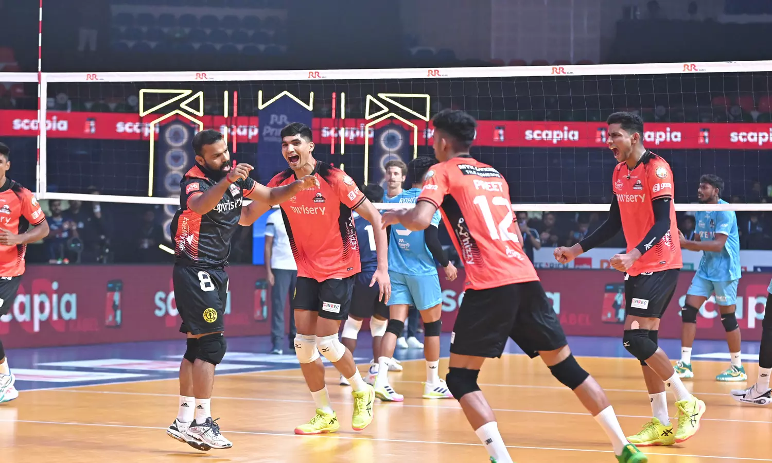 Hyderabad Black Hawks beats Goa Guardians in Prime Volleyball