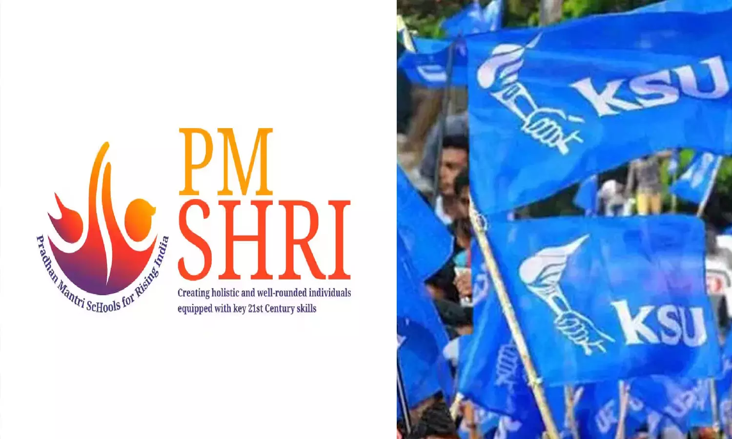 Decision to implement PM Shri scheme in Kerala is part of BJP-CPM ideology Says KSU Decision to implement PM Shri scheme in Kerala is part of BJP-CPM ideology Says KSU