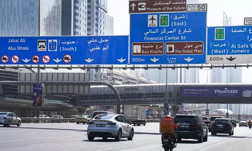 Delivery bikes banned from Dubais speed lines