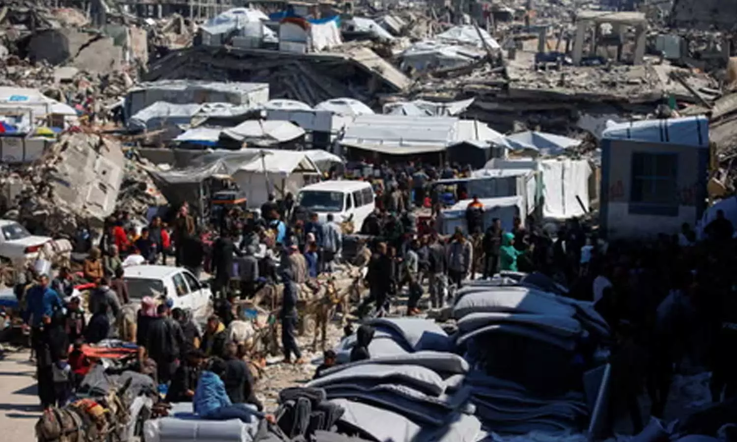 അതിർത്തികൾ അടച്ച്​ ഗസ്സയിലേക്കുള്ള സഹായം തടഞ്ഞു; ഇസ്രായേലിനെതിരെ വ്യാപക പ്രതിഷേധം