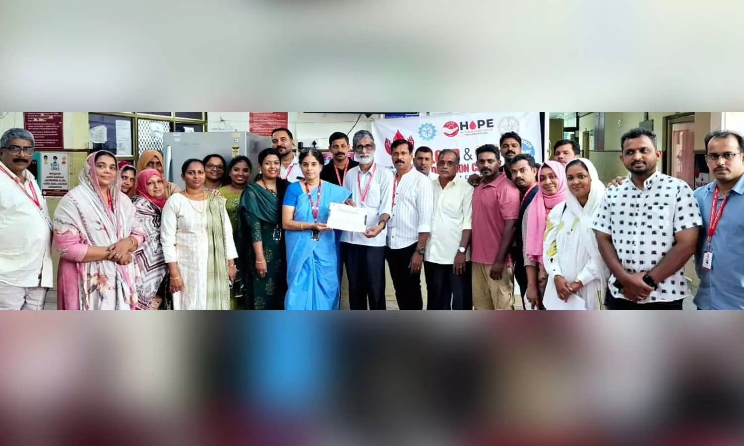 ക്യാൻസർ രോഗികൾക്ക് ആശ്വാസമായി RCCയിൽ ഹോപ്പിന്റെ ബ്ലഡ്‌ &SDP ക്യാമ്പ്