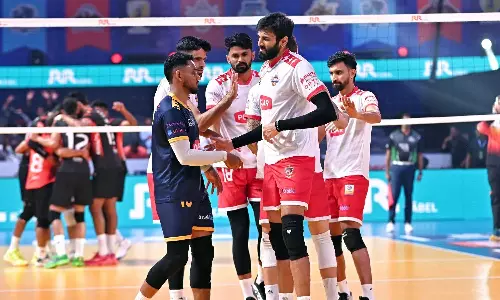 പ്രൈം വോളിബോള്‍ ലീഗ്; ഹൈദരാബാദിനെ വീഴ്ത്തി കൊല്‍ക്കത്തയ്ക്ക് നിർണായക വിജയം