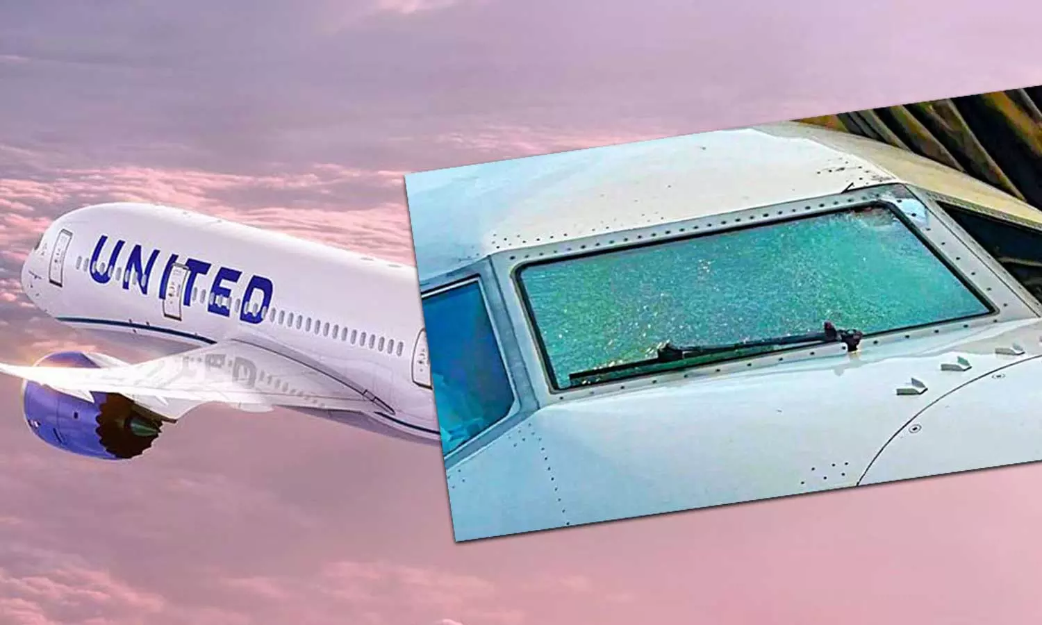 Flight makes emergency landing after a mysterious object hits windshield at 36,000 feet