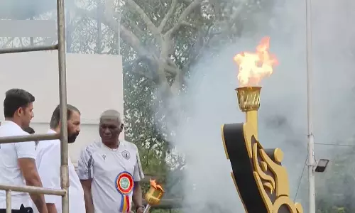 സ്കൂൾ കായികമേളയ്ക്ക് തിരിതെളിഞ്ഞു; മത്സരങ്ങൾ നാളെ മുതൽ