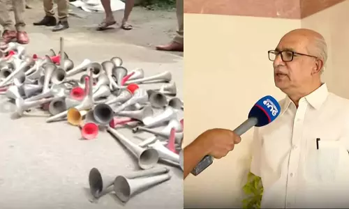 എയർഹോണുകൾ തകർക്കാൻ മന്ത്രിക്ക് ഏത് നിയമപ്രകാരമാണ്  അവകാശം,  വെള്ളരിക്ക പട്ടണം പോലെയാണ് പെരുമാറുന്നത് - അഡ്വ. ടി. ആസഫ് അലി