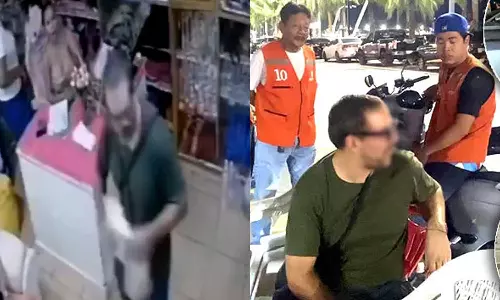 Israeli tourist caught stealing donation envelope in Pattaya Thailand