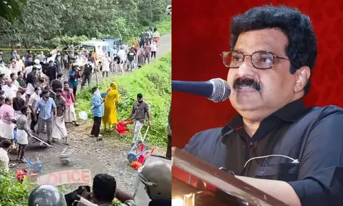 MK Muneer Against Police Action on Protesters against Fresh Cut Slaughter waste disposal Centre Kozhikode