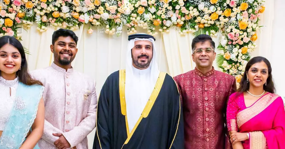 Bahrain, royal family member visits Malayali businessmans home for Diwali celebrations Bahrain, royal family member visits Malayali businessmans home for Diwali celebrations