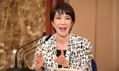 സനേ തകായിച്ചി; ജപ്പാന് ആദ്യമായി വനിത പ്രധാനമന്ത്രി