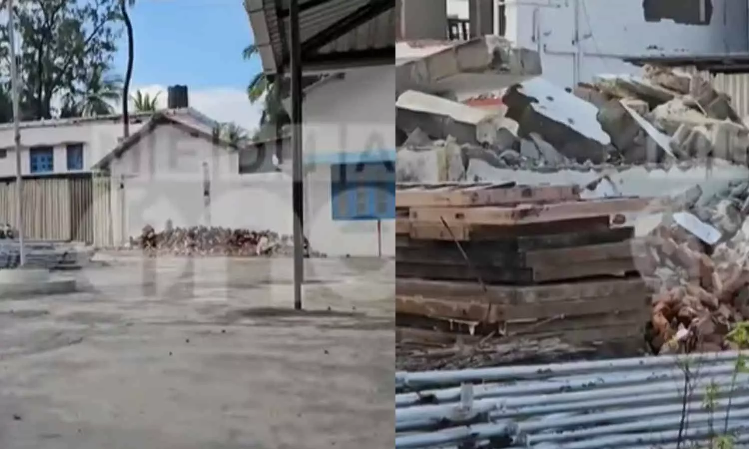 ലക്ഷദ്വീപിൽ സർക്കാർ സ്ഥാപനങ്ങൾ പൊളിക്കുന്നു; പകരം സംവിധാനമൊരുക്കാതെ  അഗത്തി പഞ്ചായത്ത് ഓഫീസടക്കം പൊളിച്ചു