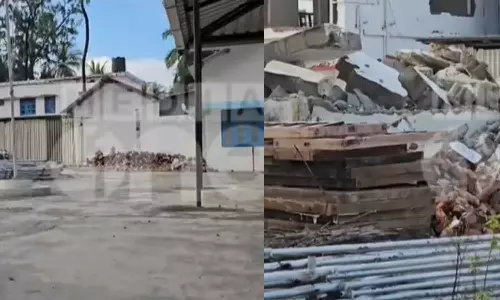 ലക്ഷദ്വീപിൽ സർക്കാർ സ്ഥാപനങ്ങൾ പൊളിക്കുന്നു; പകരം സംവിധാനമൊരുക്കാതെ  അഗത്തി പഞ്ചായത്ത് ഓഫീസടക്കം പൊളിച്ചു