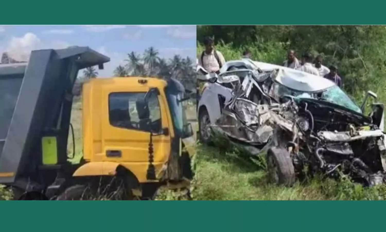 കർണാടകയിൽ കാറും ലോറിയും കൂട്ടിയിടിച്ച് രണ്ട് മലയാളികൾ മരിച്ചു