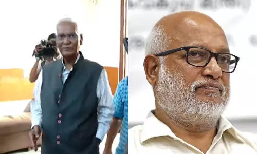 D Raja meets MA Baby in Delhi Will express dissatisfaction over PM Shri D Raja meets MA Baby in Delhi Will express dissatisfaction over PM Shri