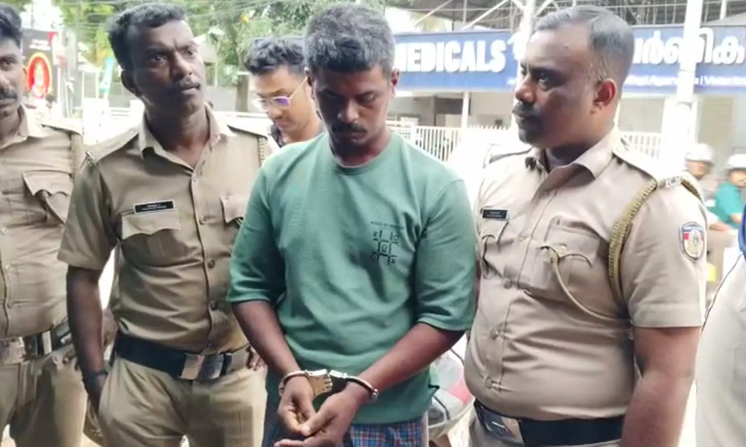 കഴക്കൂട്ടം പീഡനക്കേസ്: പ്രതി ബഞ്ചമിനെ സ്ഥലത്തെത്തിച്ച് തെളിവെടുപ്പ് നടത്തി