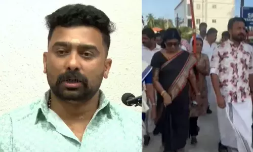 രാഹുലുമായി ഒരാളും വേദി പങ്കിടരുതെന്നത് പാർട്ടി നിലപാട്,  അരുതാത്തത് സംഭവിച്ചു; പ്രമീള ശശിധരനെ തള്ളി ബിജെപി ജില്ലാ നേതൃത്വം