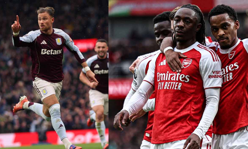 Aston Villa knocks out City in Premier League; Arsenal advances past Crystal Palace