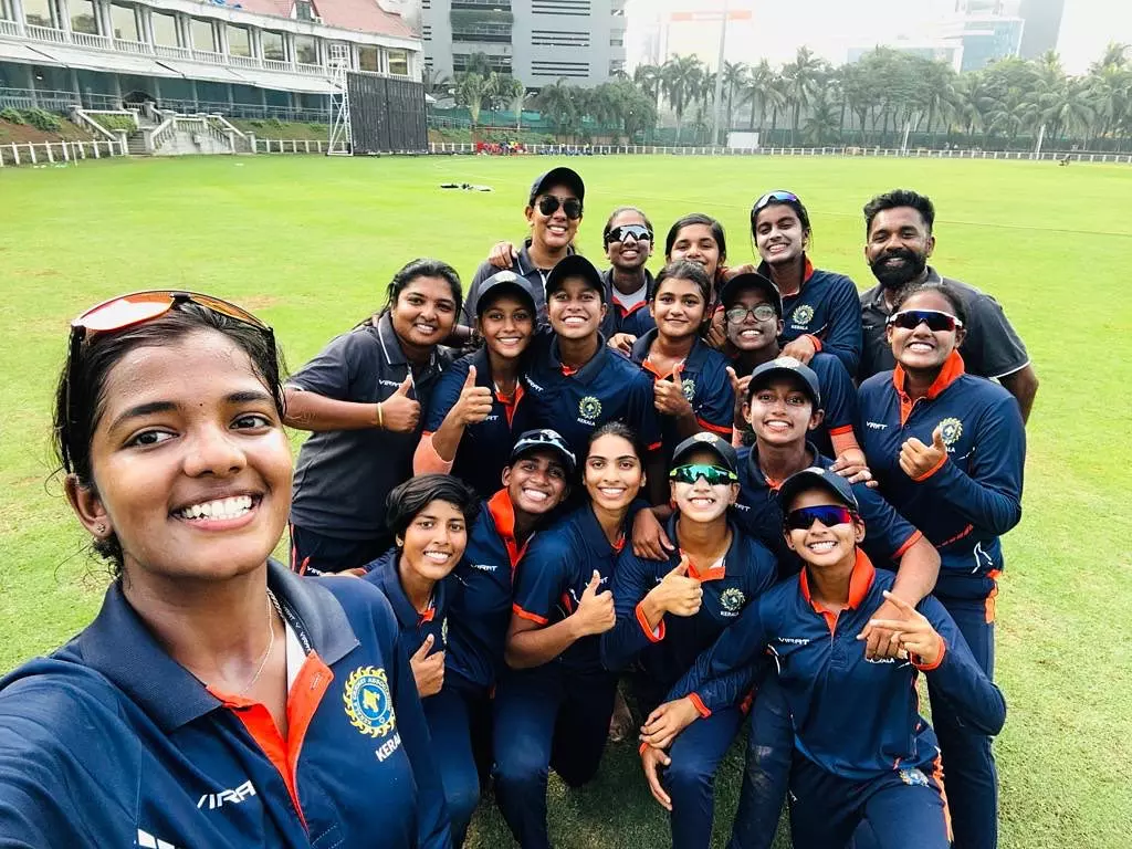 വുമൻസ് അണ്ടർ 19 ട്വൻ്റി 20യിൽ ഛത്തീസ്ഗഢിനെ തകർത്ത് കേരളം