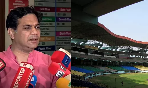 മരങ്ങൾ മുറിച്ചത് ക്രമം പാലിച്ചാണോ? കലൂര്‍ സ്റ്റേഡിയത്തിന്റെ നവീകരണത്തിൽ സ്പോണ്‍സറുടെ പങ്കെന്താണ്? ; ജിസിഡിഎയോട് ചോദ്യങ്ങളുമായി ഹൈബി ഈഡന്‍ എംപി
