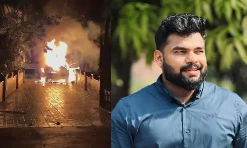 മലപ്പുറത്ത് കാറിന് തീപിടിച്ച് പൊള്ളലേറ്റ യുവാവ് മരിച്ചു