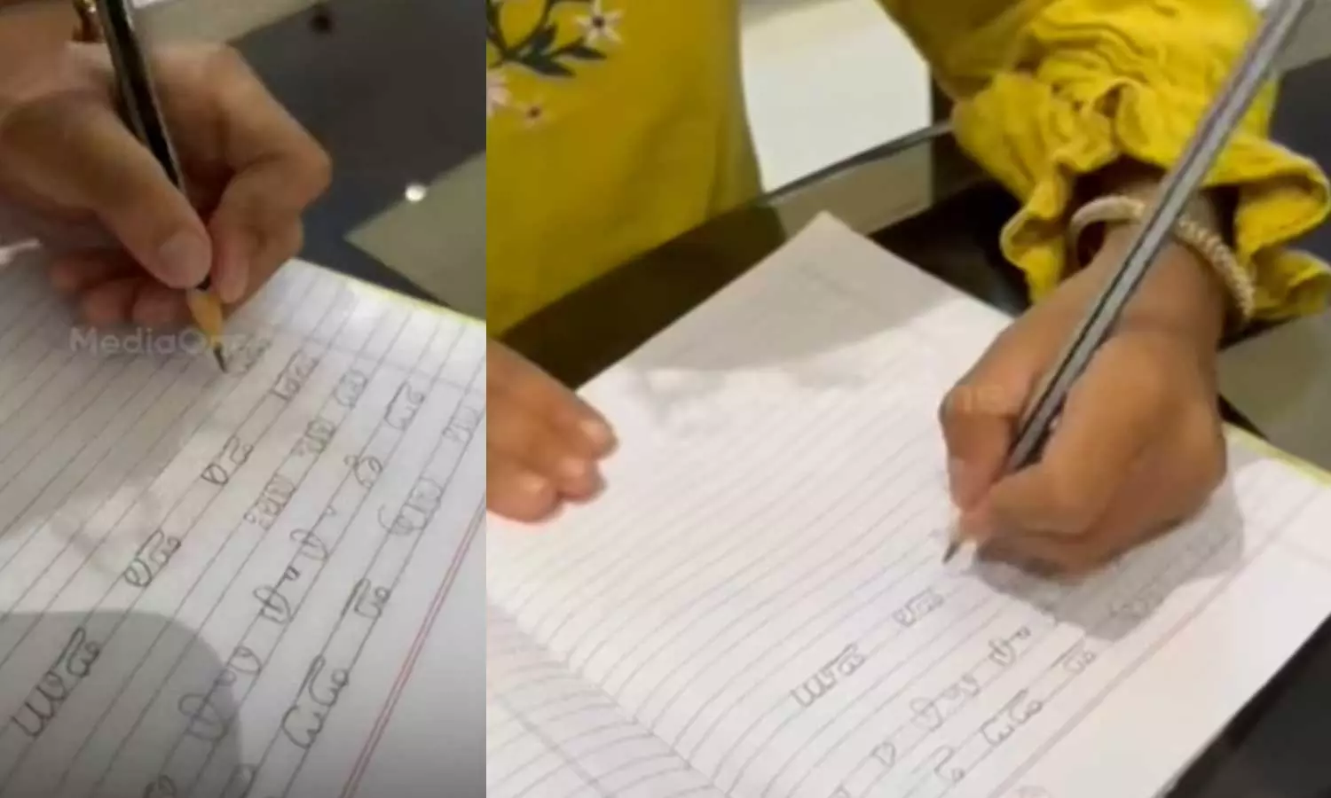 ഇടത് കൈകൊണ്ട് എഴുതുന്ന ഒന്നാം ക്ലാസ് വിദ്യാർഥിയെ വലത് കൈകൊണ്ട് എഴുതാൻ നിർബന്ധിച്ചു; അധ്യാപകര്‍ക്കെതിരെ പരാതിയുമായി രക്ഷിതാക്കള്‍