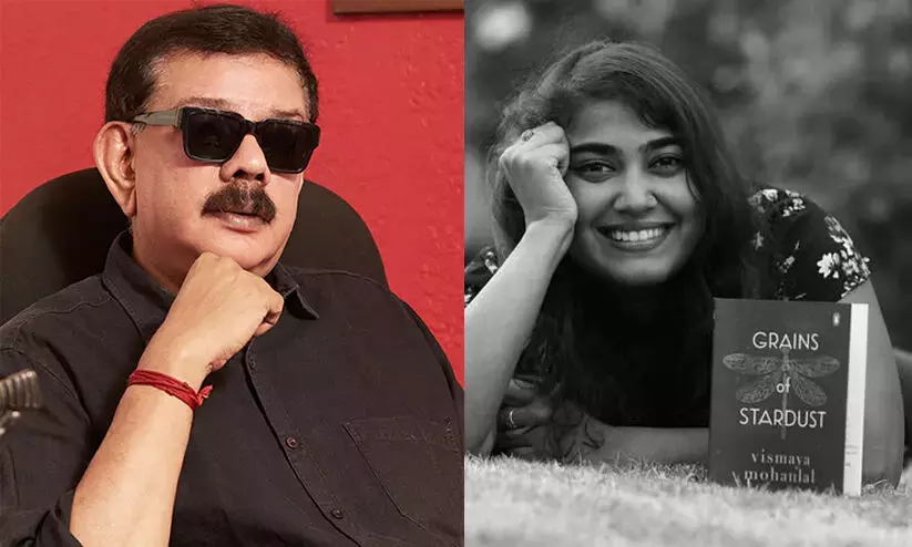 ഒരു കയ്യിൽ കല്യാണിയും മറുകയ്യിൽ മായയും; ലോക പോലെയാകട്ടെ തുടക്കവും; മോഹൻലാലിന്‍റെ മകൾക്ക് ആശംസകളുമായി പ്രിയദര്‍ശൻ