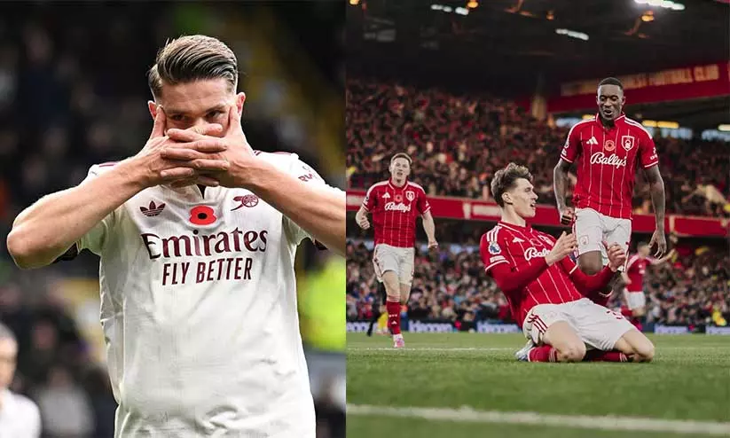 സുഖം സുന്ദരം ആർസനൽ; യുണൈറ്റഡിന്റെ വിജയകുതിപ്പിന് തടയിട്ട് നോട്ടിങ്ഹാം സുഖം സുന്ദരം ആർസനൽ; യുണൈറ്റഡിന്റെ വിജയകുതിപ്പിന് തടയിട്ട് നോട്ടിങ്ഹാം