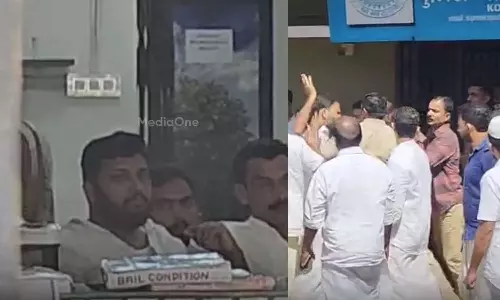 യൂത്ത് കോൺഗ്രസ് നേതാവ് വി.പി ദുൽഖിഫിലിനെ സ്റ്റേഷനിൽ തടഞ്ഞുവെച്ചു; തർക്കത്തിനിടെ കൈക്ക് പരിക്കേറ്റതായി പരാതി