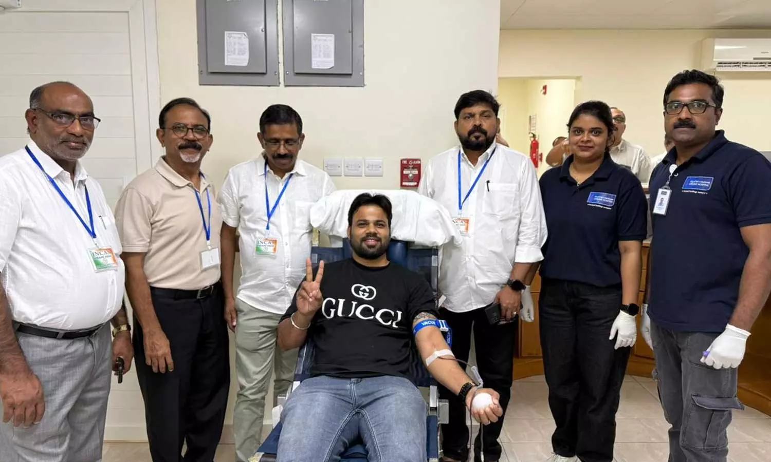 Incas organizes blood donation camp in Salalah Incas organizes blood donation camp in Salalah